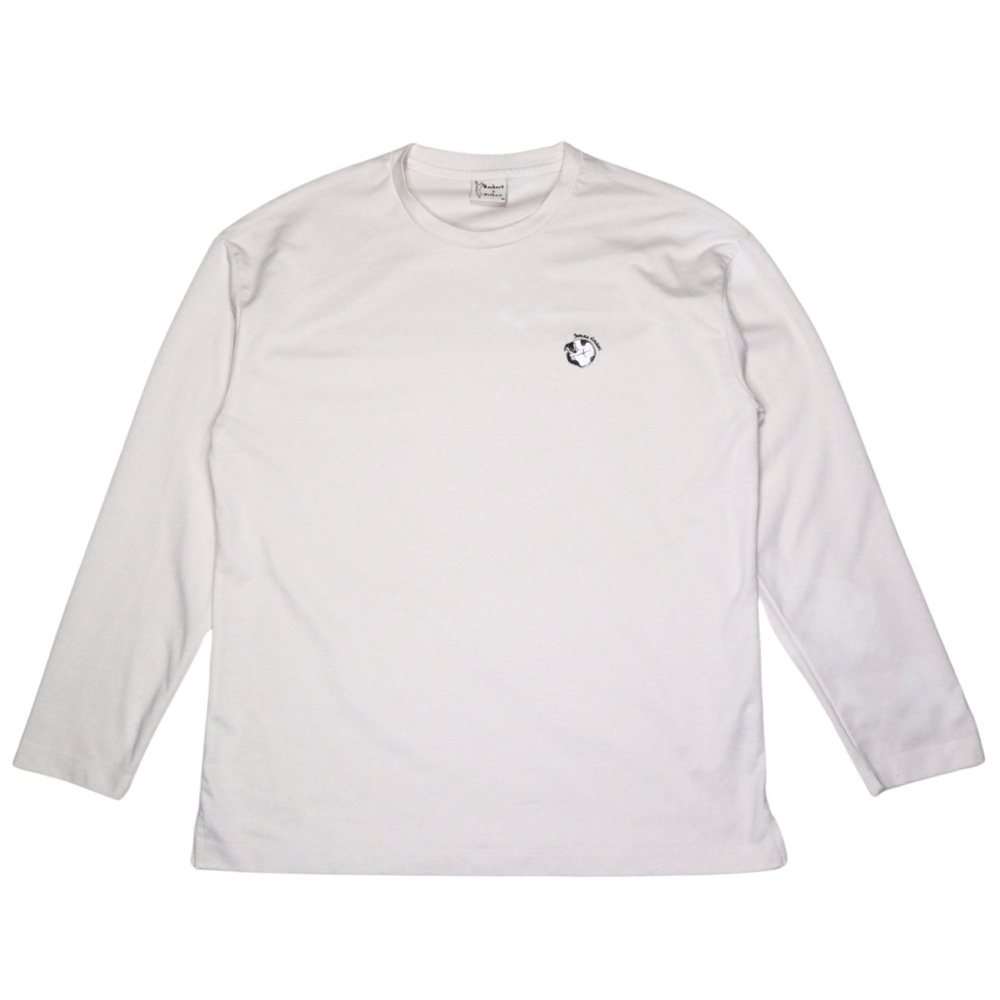 Sleepwear top Comfy White Long Sleeve Pullover Dog Adult Large Sweet Dreams
